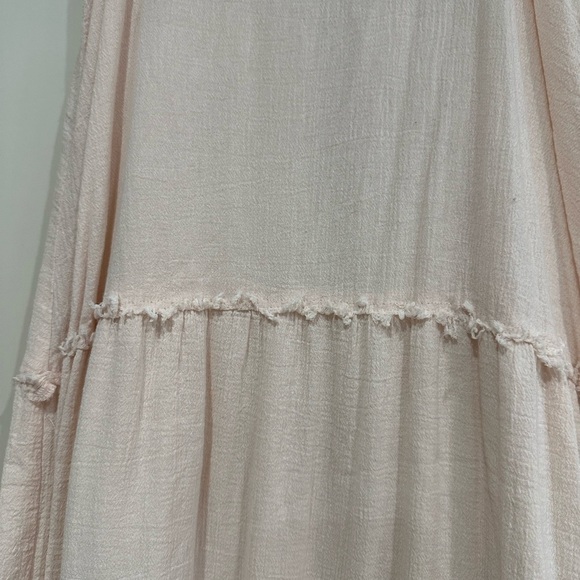 ATM Gauze Tiered Maxi Dress Blush (SD2) - Picture 5 of 8